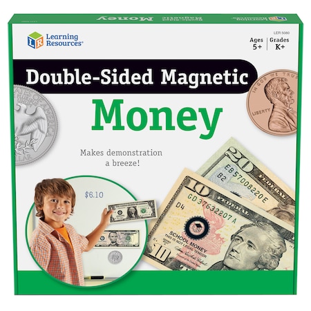 Learning Resources Double-Sided Magnetic Money Set 5080